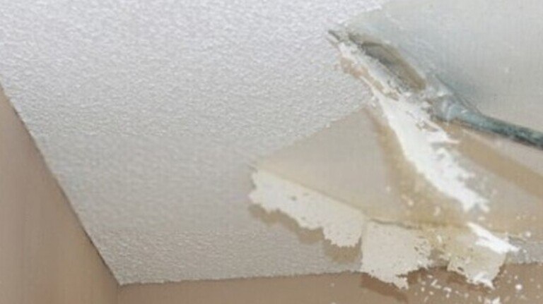 How To Remove A Popcorn Ceiling?